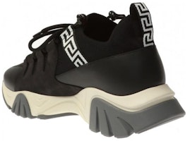 VERSACE范思哲 Squalo 編織 美杜莎細節 手寫簽名 時尚運動 厚底鞋 男款 黑色 Shop VERSACE范思哲 Squalo 編織 美杜莎細節 手寫簽名 時尚運動 厚底鞋 男款 黑色