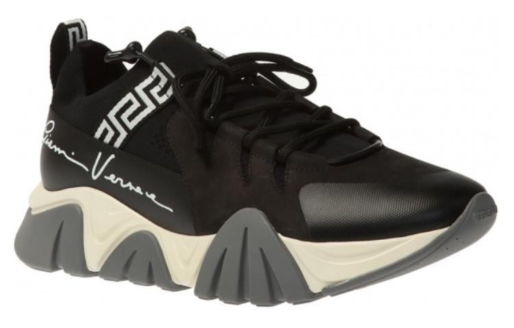 Purchase Versace Squalo Knit Trainer 'Hitam' DSU8007-DCL5G_D4101