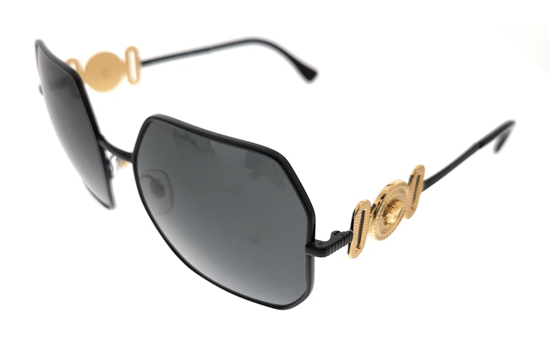 Versace Square Sunglasses Black/Black (0VE2248 12618758)
