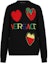 Order VERSACE SS20 心型Logo羊毛毛衣 - 黑色 A83617-A230678-A708