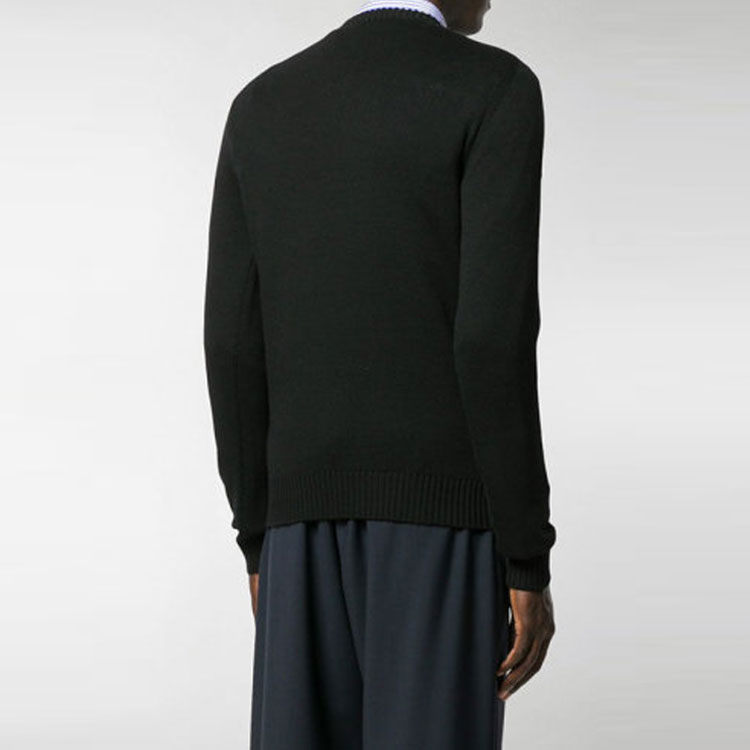 Details for VERSACE SS20 心型Logo羊毛毛衣 - 黑色 A83617-A230678-A708