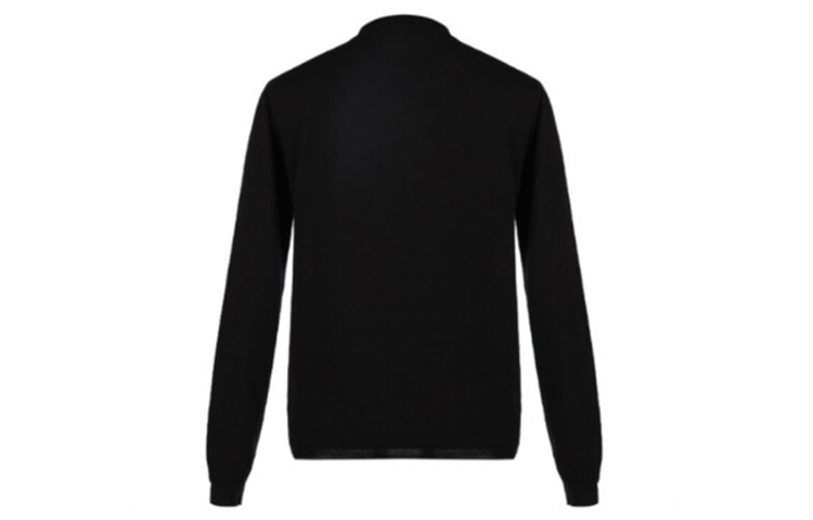 Lookbook VERSACE SS21 Suéter Negro de Lana Mezcla con Manga Larga Medusa A88687-A237530-1B000