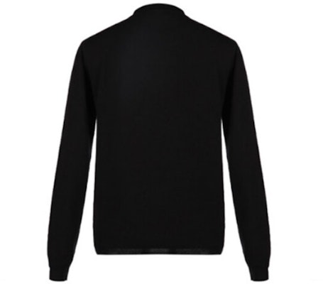 VERSACE SS21 Suéter Negro de Lana Mezcla con Manga Larga Medusa A88687-A237530-1B000 Lookbook VERSACE SS21 Suéter Negro de Lana Mezcla con Manga Larga Medusa A88687-A237530-1B000