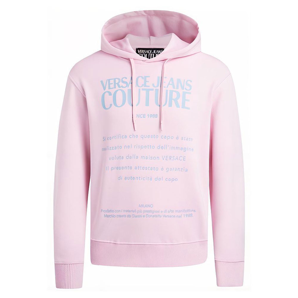 Versace SS21 Pink Logo Letter Print Sweatshirt B7GWA7TW-30318-O21