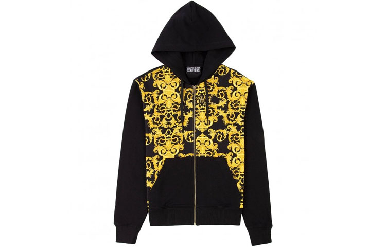 Versace SS21 Printed Sweatshirt Black - B7GWA7F0-S0156-899