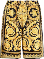 VERSACE SS22 Barocco Print Silk Knee-Length Shorts Multicolor. 10024761A03044-5B000 VERSACE SS22 Barocco Print Silk Knee-Length Shorts Multicolor. 10024761A03044-5B000