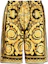 Order VERSACE SS22 Pantalones Cortos de Seda a la Rodilla Estampado Barocco Multicolor. 10024761A03044-5B000