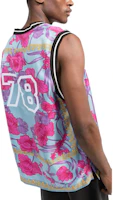 Purchase VERSACE SS22 Baroque Print V-Neck Vest Light Blue 10047081-A032535-V250