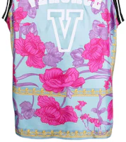 Sizing VERSACE SS22 Baroque Print V-Neck Vest Light Blue 10047081-A032535-V250