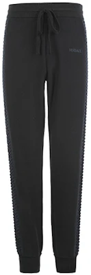 VERSACE SS22 Pantalones Jogger Negros de Algodón sólido. 1003616-1A02223-1B000 Order VERSACE SS22 Pantalones Jogger Negros de Algodón sólido. 1003616-1A02223-1B000