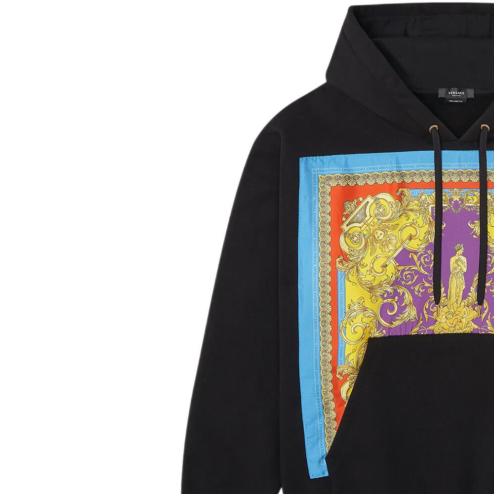 VERSACE SS22  Black Printed Hoodie Pullover Long Sleeve 1004367-1A03120-1B000 圖 6