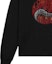 Sizing VERSACE SS22 Black Pullover Sweatshirt with Letter Print. 1003387-1A02345-1B000