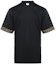 Order Camiseta Negra Manga Corta VERSACE SS22 con Diseño de Borde Estampado. 1004079-A23218-5A80G