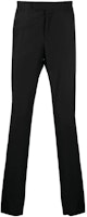 VERSACE SS22 Black Straight-Leg Zip Suit Pants 1006012-1A04122-1B000 VERSACE SS22 Black Straight-Leg Zip Suit Pants 1006012-1A04122-1B000
