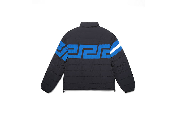 Lookbook VERSACE SS22 藍色色印花拉鍊棉質外套 1003640-1A02512-1U830