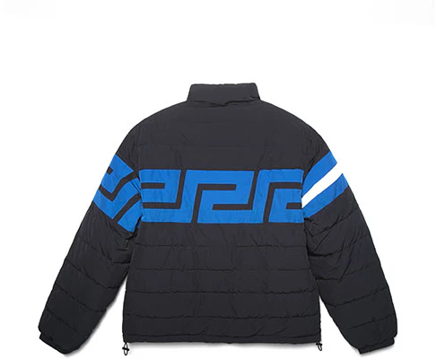 VERSACE SS22 藍色色印花拉鍊棉質外套 1003640-1A02512-1U830 Lookbook VERSACE SS22 藍色色印花拉鍊棉質外套 1003640-1A02512-1U830