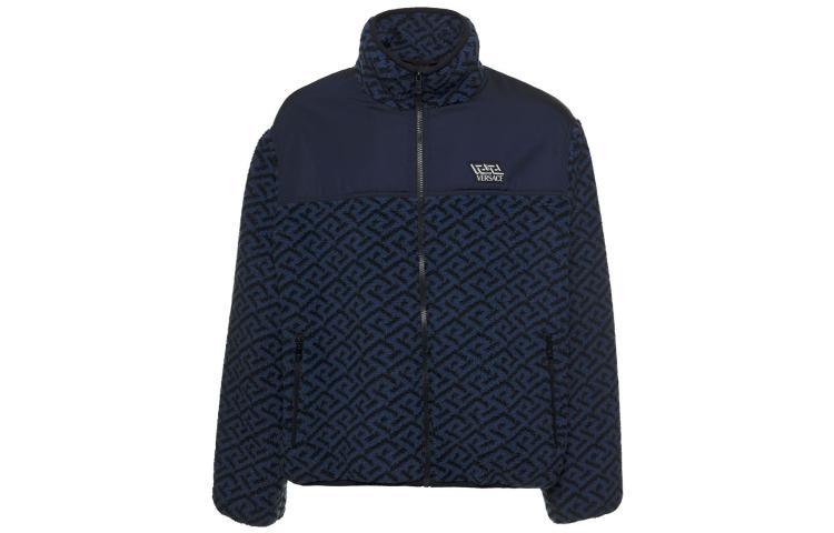 VERSACE SS22  Blue Patterned Fleece Jacket 1004027-1A02917-2B100 圖 2