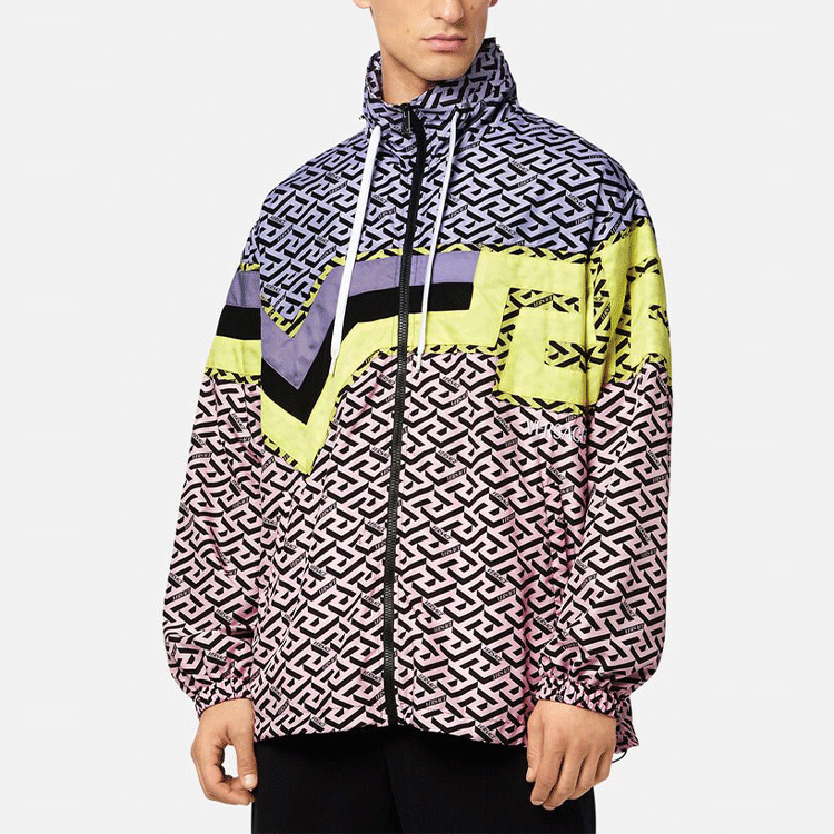 VERSACE SS22  Geometric Striped High-Neck Jacket Multicolor. 1003641-1A02905-5P210 圖 5