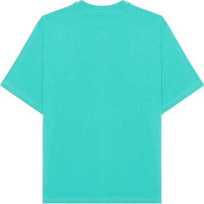 VERSACE SS22 Green Short Sleeve Crewneck T-Shirt with Logo Badge. 10051701-A03467-1V560 Buy VERSACE SS22 Green Short Sleeve Crewneck T-Shirt with Logo Badge. 10051701-A03467-1V560