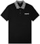 Order VERSACE SS22 Logo Embroidered Polo Shirt Black 1A01875-1002545-1B000