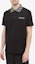 Purchase VERSACE SS22 Logo Embroidered Polo Shirt Black 1A01875-1002545-1B000