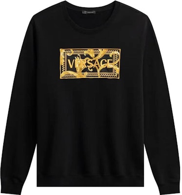 范思哲 SS22 黑色长袖标志印花卫衣 A89518S-A234889 -5B000 Buy 范思哲 SS22 黑色长袖标志印花卫衣 A89518S-A234889 -5B000