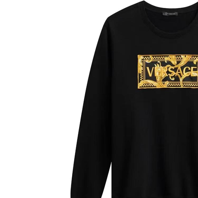 Details for 范思哲 SS22 黑色长袖标志印花卫衣 A89518S-A234889 -5B000