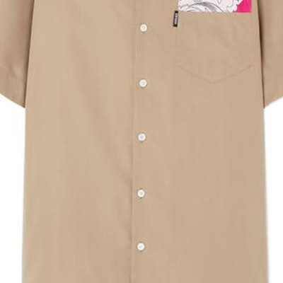 VERSACE SS22 Kemeja Cetakan Baroque Pelbagai Warna Lengan Pendek. 1006386-1A04360-5P470 Sizing VERSACE SS22 Kemeja Cetakan Baroque Pelbagai Warna Lengan Pendek. 1006386-1A04360-5P470