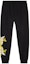 Order VERSACE SS22 Patterned Knit Joggers Black 1006483-1A04494-1B000