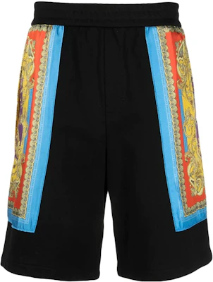 VERSACE SS22 Pantalones Cortos Casual Negros con Estampado y Cordones 10053011-A03635-1B000 Buy VERSACE SS22 Pantalones Cortos Casual Negros con Estampado y Cordones 10053011-A03635-1B000