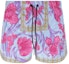 Order VERSACE SS22 粉色花卉印花泳褲。 1002516-1A03770-5V250