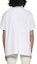 Shop VERSACE SS22 White Letter Print Crew Neck T-Shirt 1005783-1A04025-1W000