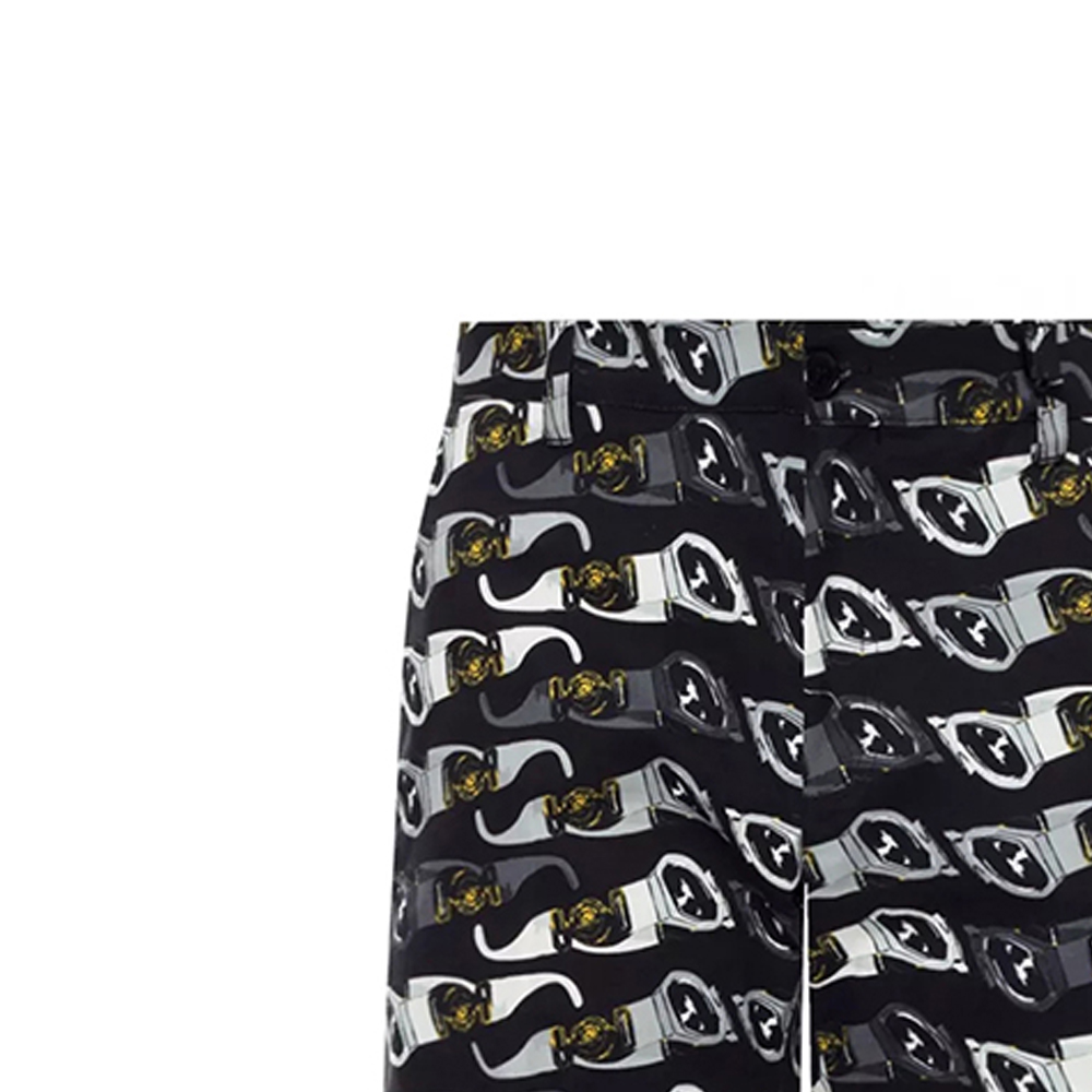 Details for VERSACE SS22 全印花黑色海灘短褲. A86098--A233926-A7008