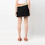 Purchase VERSACE SS22 Black Mini Skirt with Pin Detail 1005154-1A00540-1B000