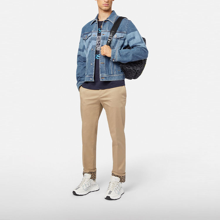 VERSACE SS22 Greek Print Denim Jacket Blue A85236-1A02877-1D030 圖 3