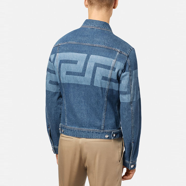VERSACE SS22 Greek Print Denim Jacket Blue A85236-1A02877-1D030 圖 5