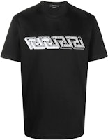 VERSACE SS22 Greek Print Logo Tee Black Short Sleeve Fashion 1006023-1A04119-1B000 VERSACE SS22 Greek Print Logo Tee Black Short Sleeve Fashion 1006023-1A04119-1B000