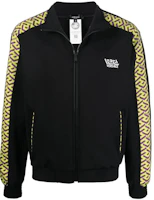 Versace SS22 Greek Print Sports Collar Long Sleeve Jacket Black Mens 10021001A016235G240 Versace SS22 Greek Print Sports Collar Long Sleeve Jacket Black Mens 10021001A016235G240