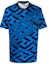 Buy VERSACE SS22 La Greca Print Sapphire Blue Short Sleeve Tee Men 1003393-1A02351-5U290