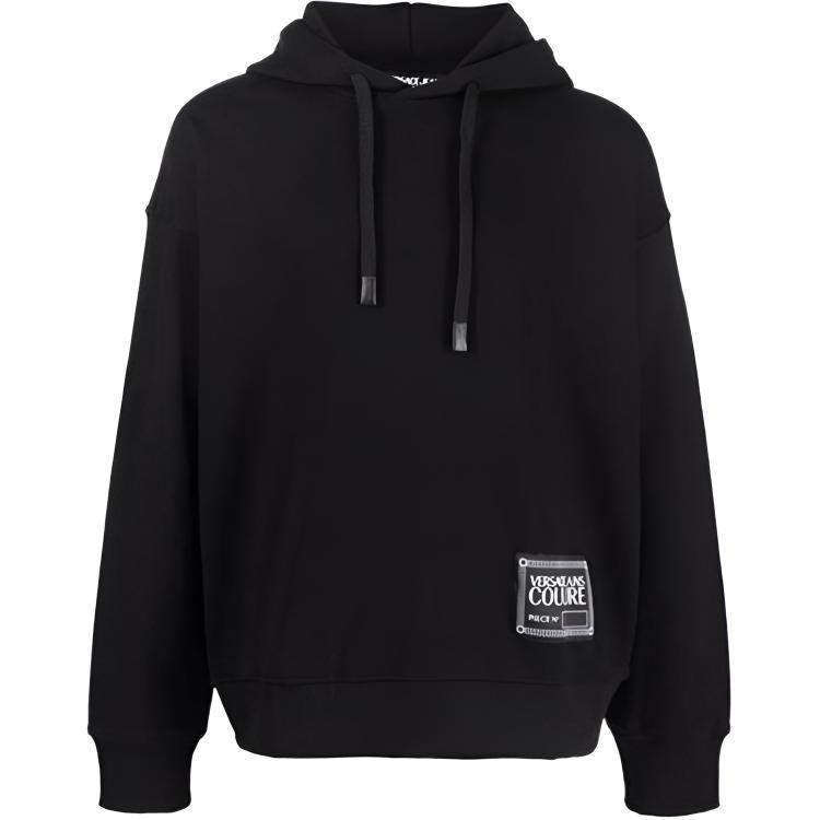 Versace SS22 Label Detail Sweatshirt Black 72GAIT18-CF01O-899