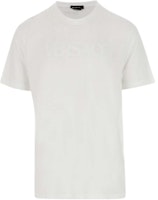 VERSACE SS22 Logo Crew Neck Short Sleeve T-Shirt White 1003908-1A02797-1W000 VERSACE SS22 Logo Crew Neck Short Sleeve T-Shirt White 1003908-1A02797-1W000