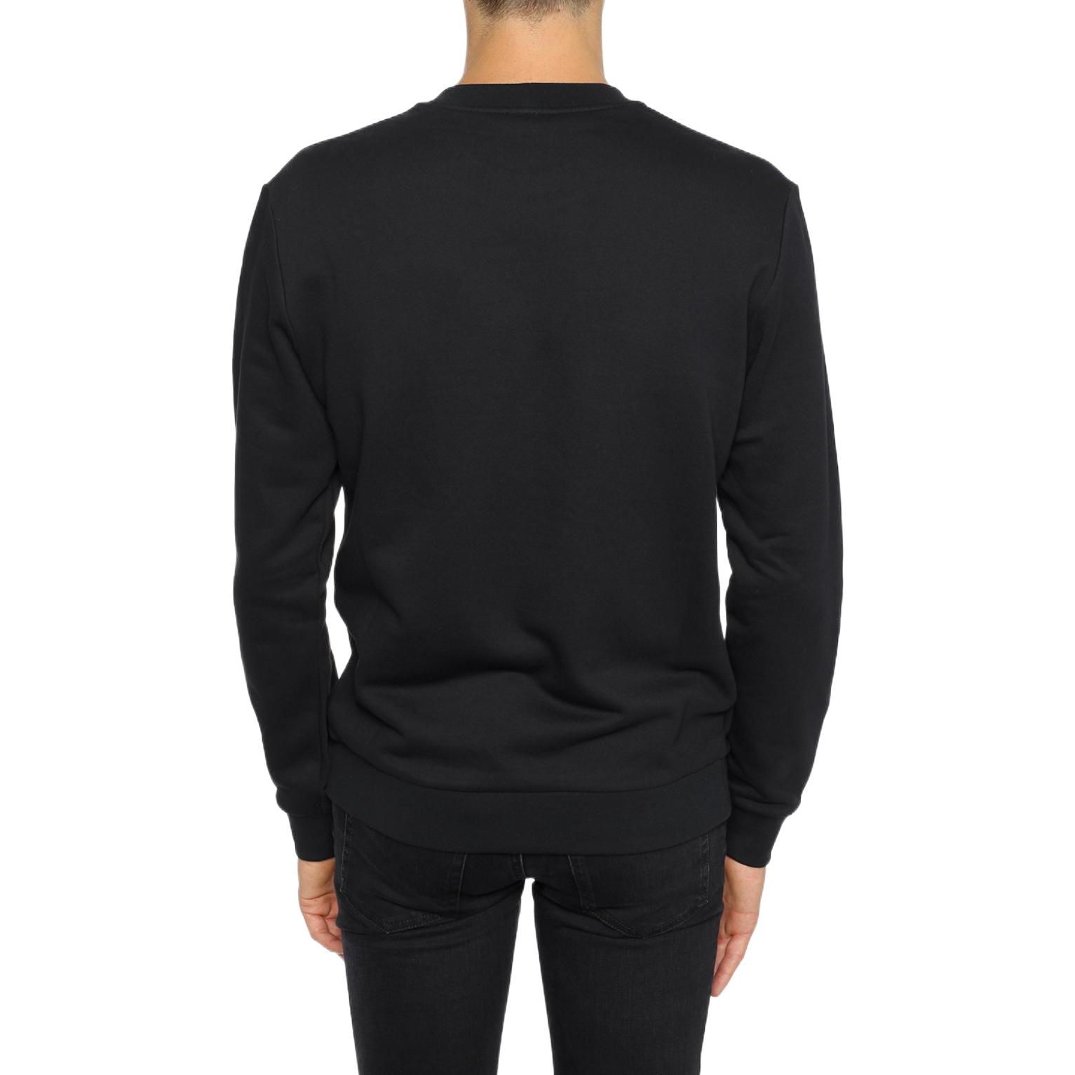 Purchase 范思哲 SS22 Logo印花黑色圆领卫衣 A77121-A217878-A008