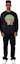 Purchase VERSACE SS22 Medusa Cartoon Graphic Crewneck Sweatshirt Black 1004015-1A02899-1B000
