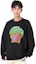 Cheap VERSACE SS22 Medusa Cartoon Graphic Crewneck Sweatshirt Black 1004015-1A02899-1B000