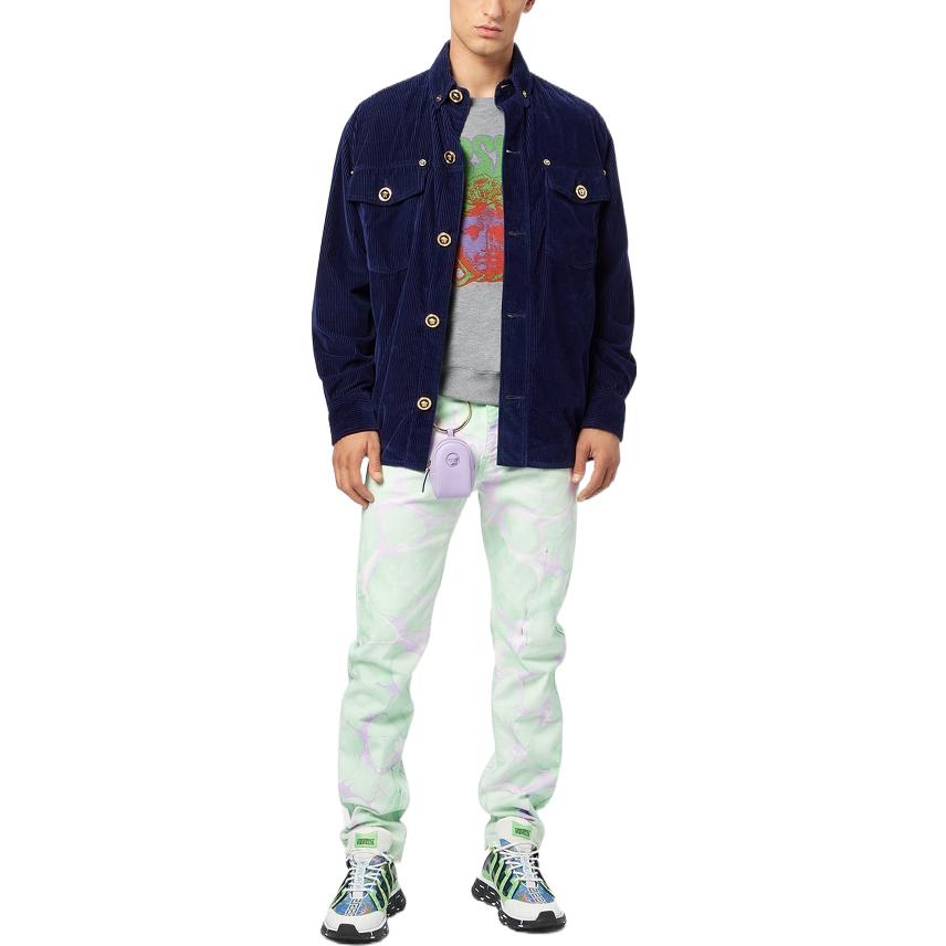 VERSACE SS22 Medusa Cartoon Graphic Pullover Sweatshirt Grey - 1004015-1A02899-1E090 圖 3