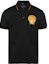 Order VERSACE SS22 Polo Negro Bordado Medusa Camisa de Moda 1004085-1A02980-1B000