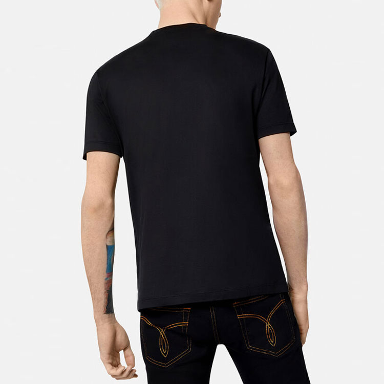 Details for VERSACE SS22 美杜莎標誌黑色男士T恤 A77987-A201952-A008