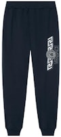 VERSACE SS22 Medusa Logo Print Knit Sweatpants Navy Blue 1004170-1A02861-1U830 VERSACE SS22 Medusa Logo Print Knit Sweatpants Navy Blue 1004170-1A02861-1U830