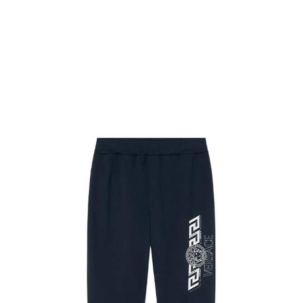 Details for VERSACE SS22 Pantalones de Punto Logo Medusa Azul Marino 1004170-1A02861-1U830