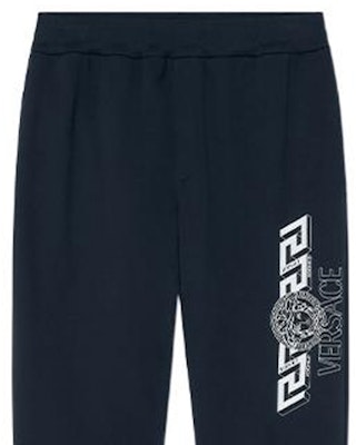 VERSACE SS22 Pantalones de Punto Logo Medusa Azul Marino 1004170-1A02861-1U830 Details for VERSACE SS22 Pantalones de Punto Logo Medusa Azul Marino 1004170-1A02861-1U830